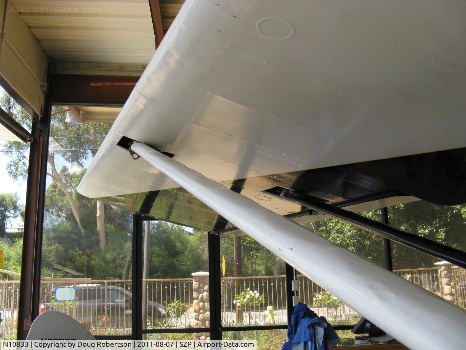 N10833, 1931 Stinson JR. S C/N 8027, 1931 Stinson JUNIOR S. Lycoming R-680-E 215 Hp 9 cylinder radial, wing struts are lifting airfoils
