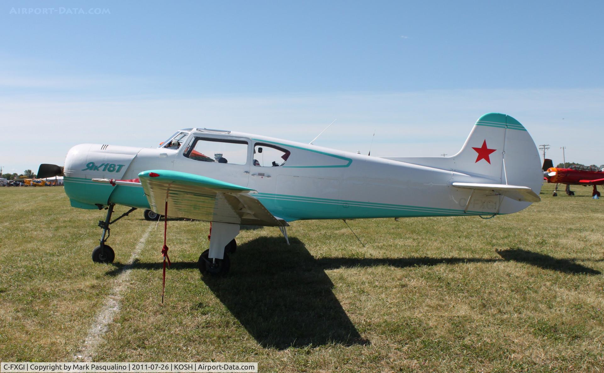 C-FXGI, 1980 Yakovlev Yak-18T C/N 22202034100, YAK-18T