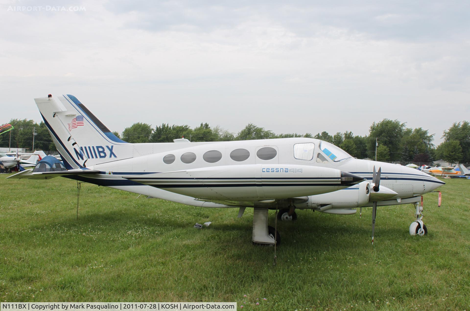 N111BX, 1972 Cessna 414 Chancellor Chancellor C/N 414-0368, Cessna 414