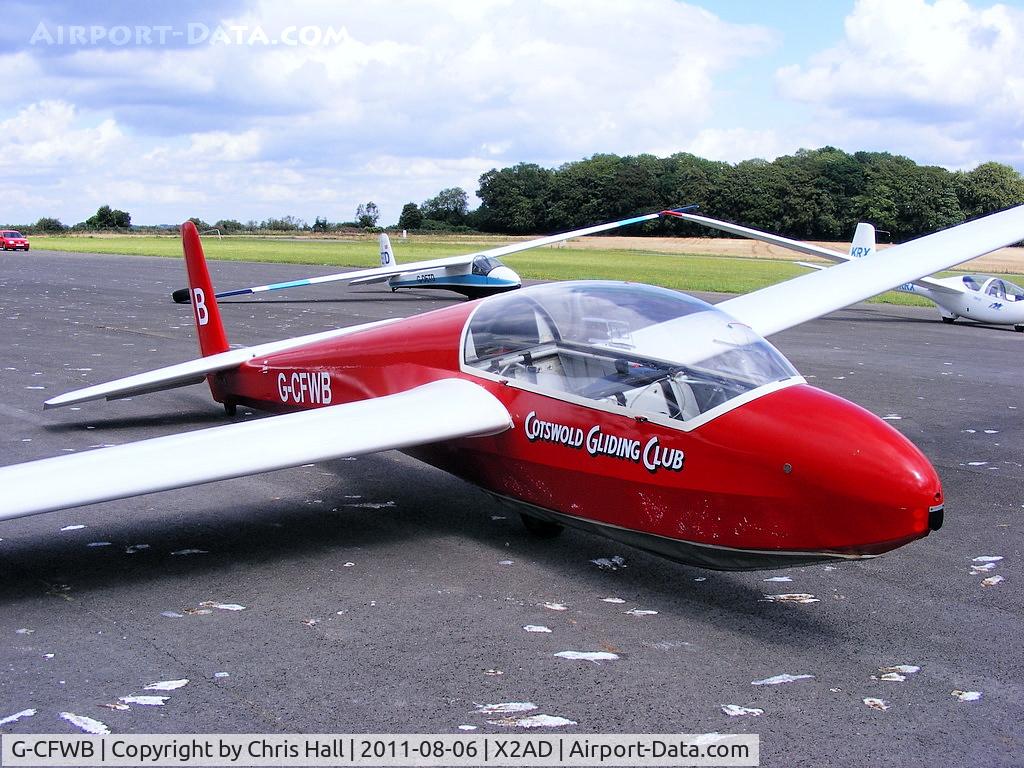 G-CFWB, 1970 Schleicher ASK-13 C/N 13224, Cotswold Gliding Club at Aston Down