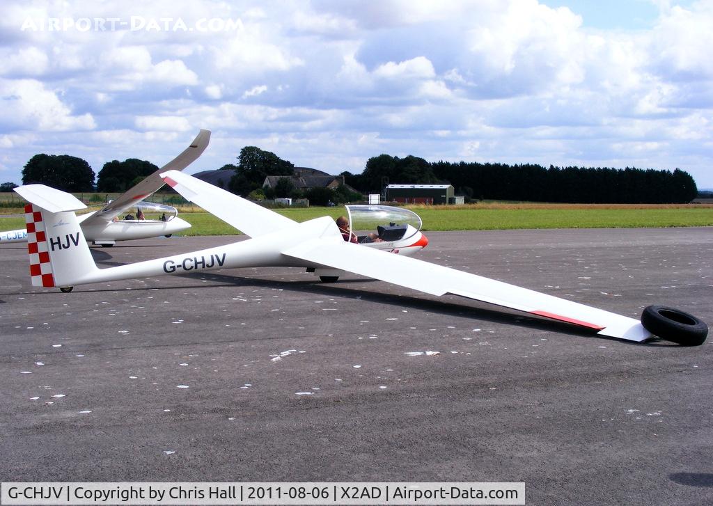 G-CHJV, 1975 Grob G-102 Astir CS C/N 1007, at the Cotswold Gliding Club, Aston Down