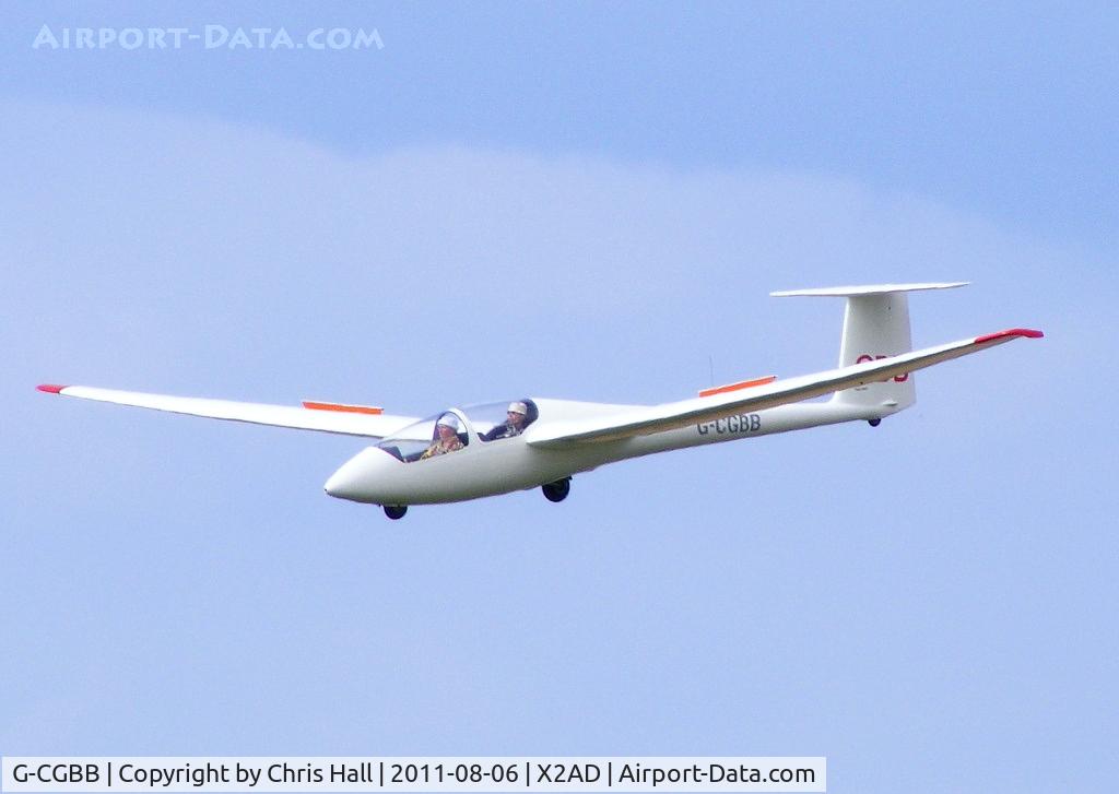 G-CGBB, 1981 Schleicher ASK-21 C/N 21073, at the Cotswold Gliding Club, Aston Down