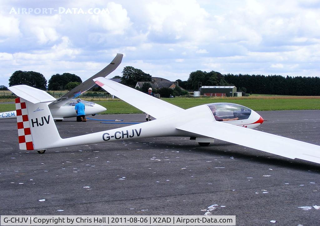 G-CHJV, 1975 Grob G-102 Astir CS C/N 1007, at the Cotswold Gliding Club, Aston Down