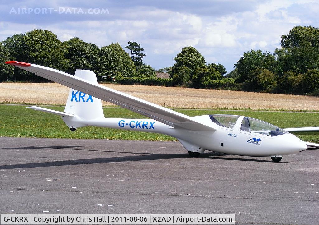 G-CKRX, 2008 PZL-Swidnik PW-6U C/N 78.04.08, at the Cotswold Gliding Club, Aston Down