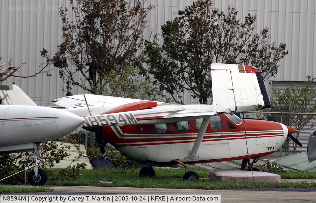 N8594M, 1972 Cessna T337G Turbo Super Skymaster C/N P3370006, After Hurricane Wilma