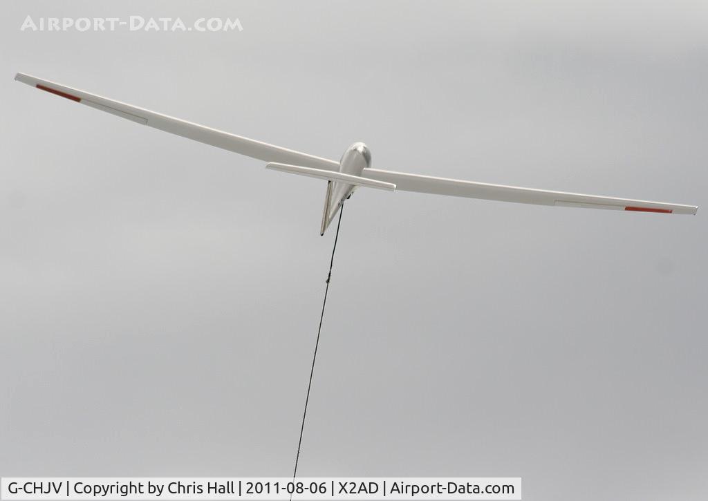 G-CHJV, 1975 Grob G-102 Astir CS C/N 1007, at the Cotswold Gliding Club, Aston Down