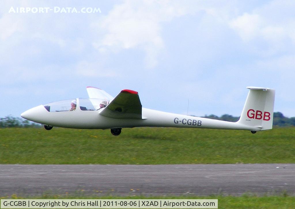 G-CGBB, 1981 Schleicher ASK-21 C/N 21073, at the Cotswold Gliding Club, Aston Down