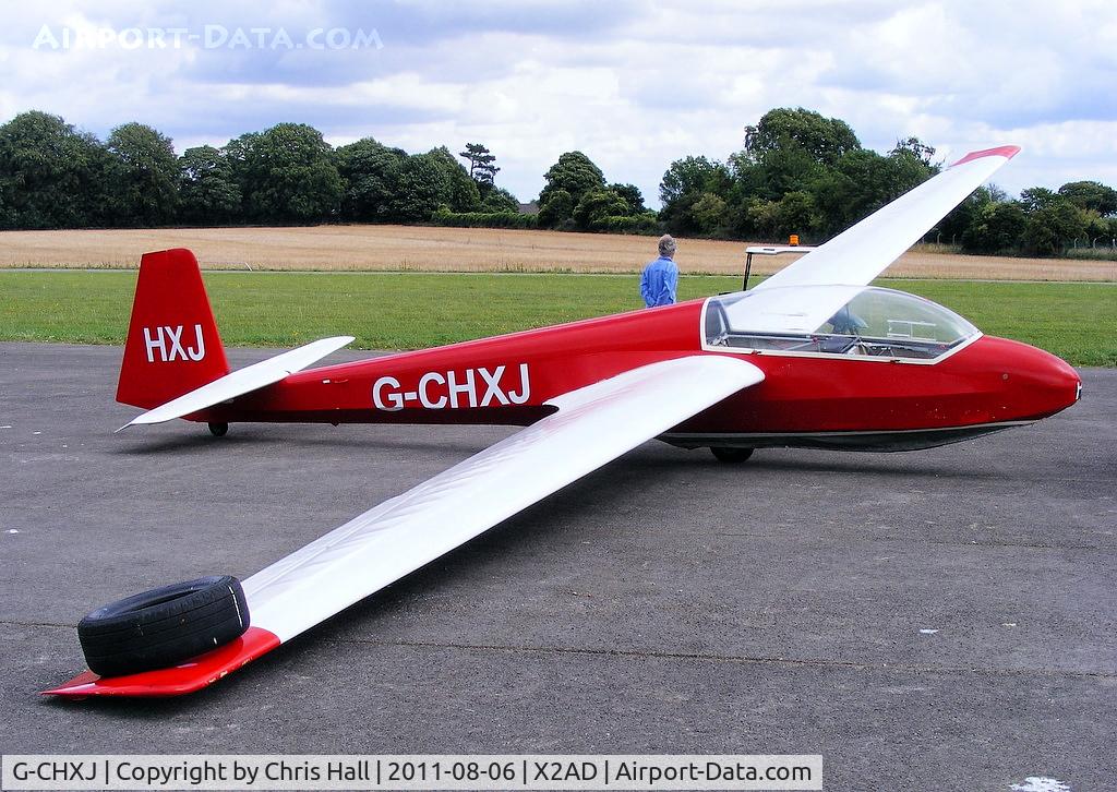 G-CHXJ, 1970 Schleicher ASK-13 C/N 13216, at the Cotswold Gliding Club, Aston Down