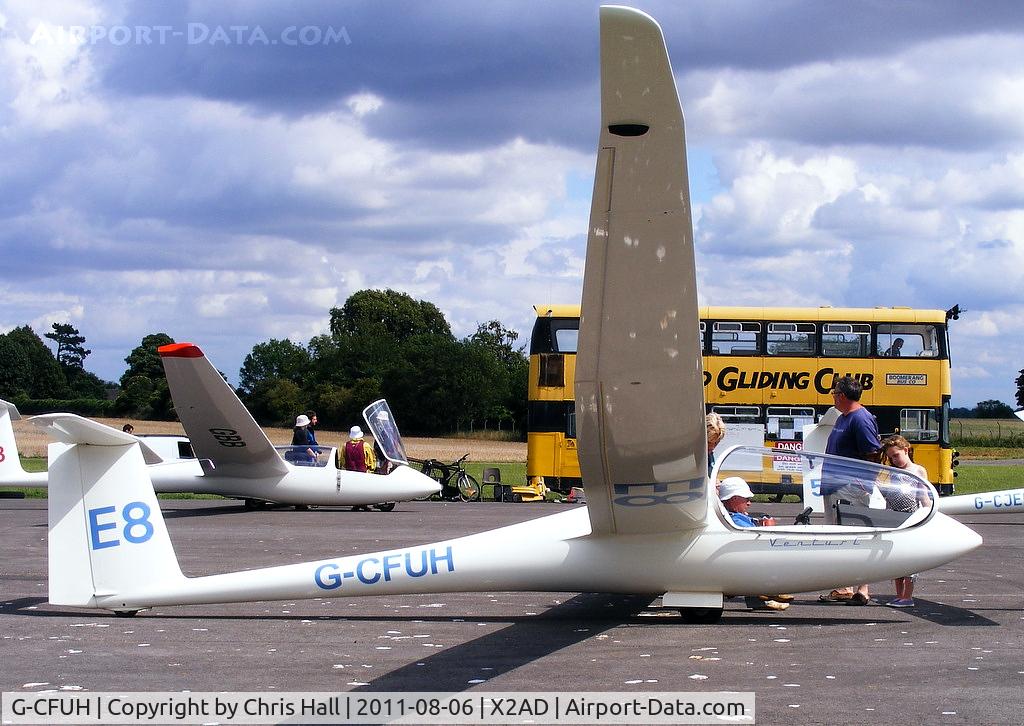 G-CFUH, 1989 Schempp-Hirth Ventus C C/N 438, at the Cotswold Gliding Club, Aston Down