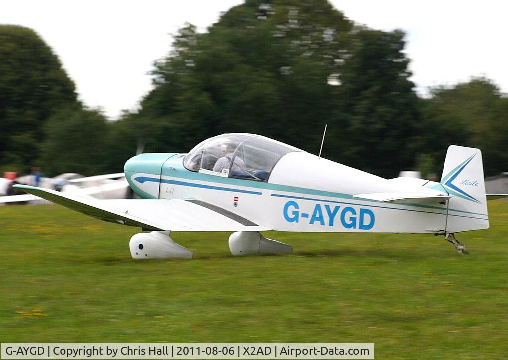 G-AYGD, 1963 CEA Jodel DR1050 Sicile C/N 515, Visitor from Oaksey Park