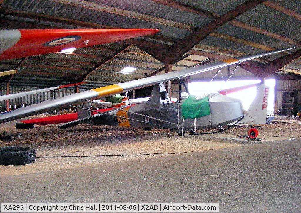 XA295, 1952 Slingsby T-31B Cadet TX.3 C/N 837, at the Cotswold Gliding Club, Aston Down