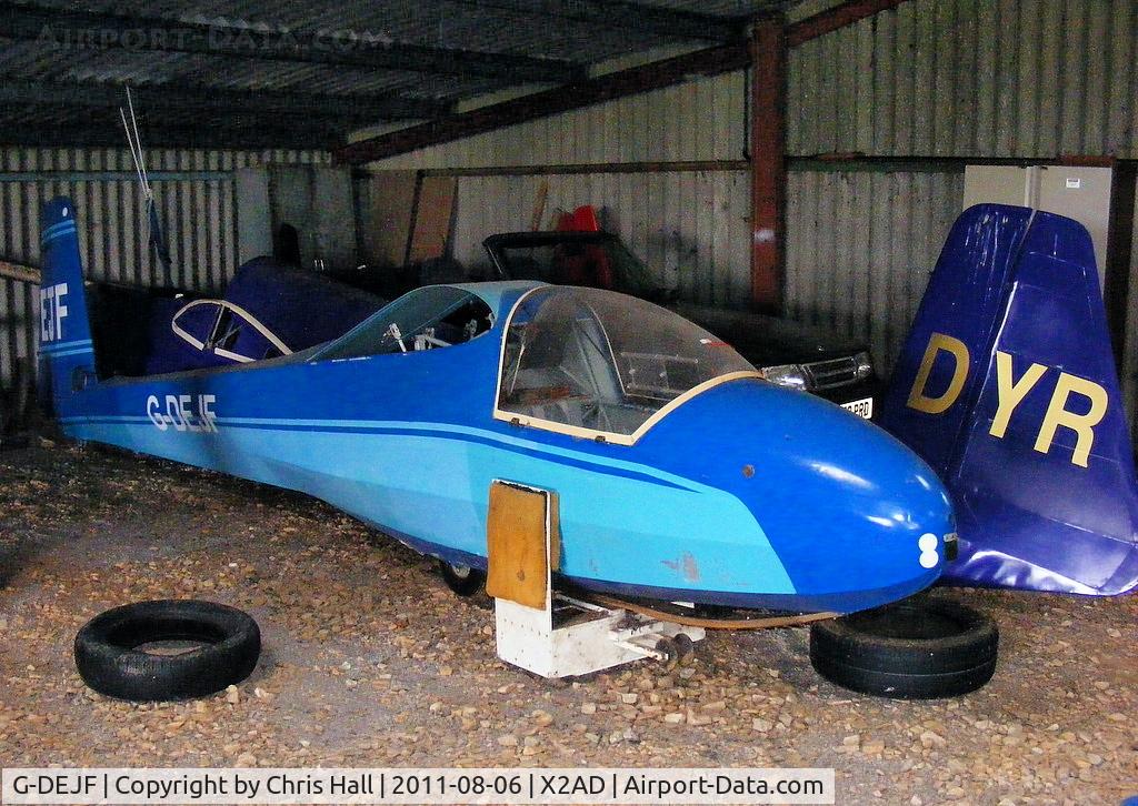 G-DEJF, 1974 Schleicher K-8B C/N 8966, at the Cotswold Gliding Club, Aston Down