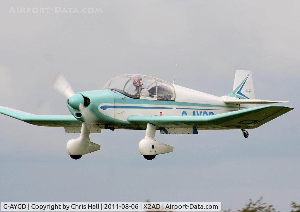 G-AYGD, 1963 CEA Jodel DR1050 Sicile C/N 515, Visitor from Oaksey Park