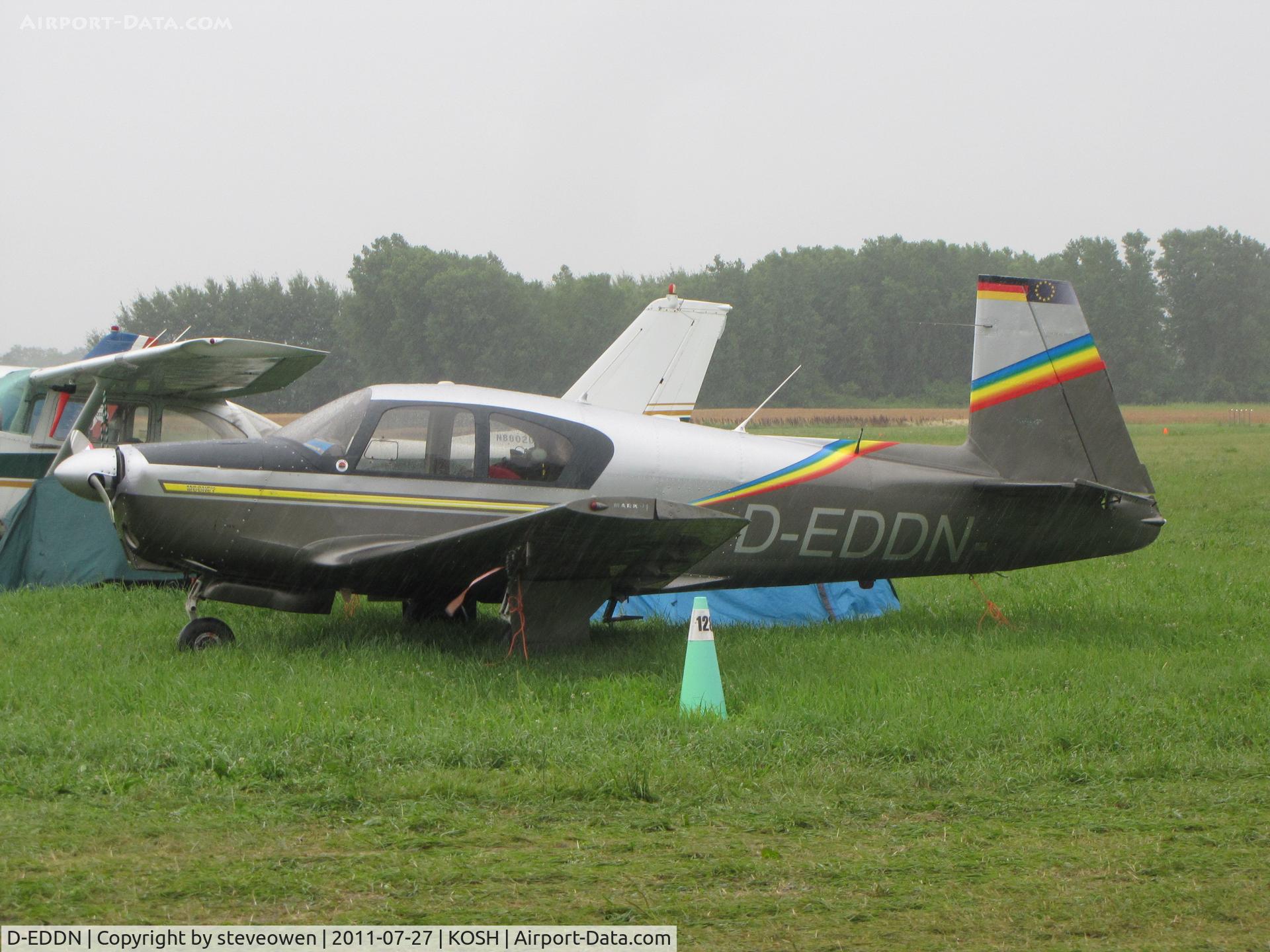 D-EDDN, Mooney M20C 2 Ranger C/N 2595, At EAA Oshkosh 2011 Camp grounds