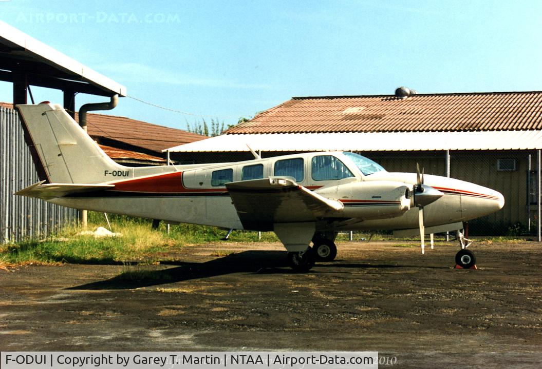 F-ODUI, 1981 Beech 58 Baron C/N TH-1205, At NTAA