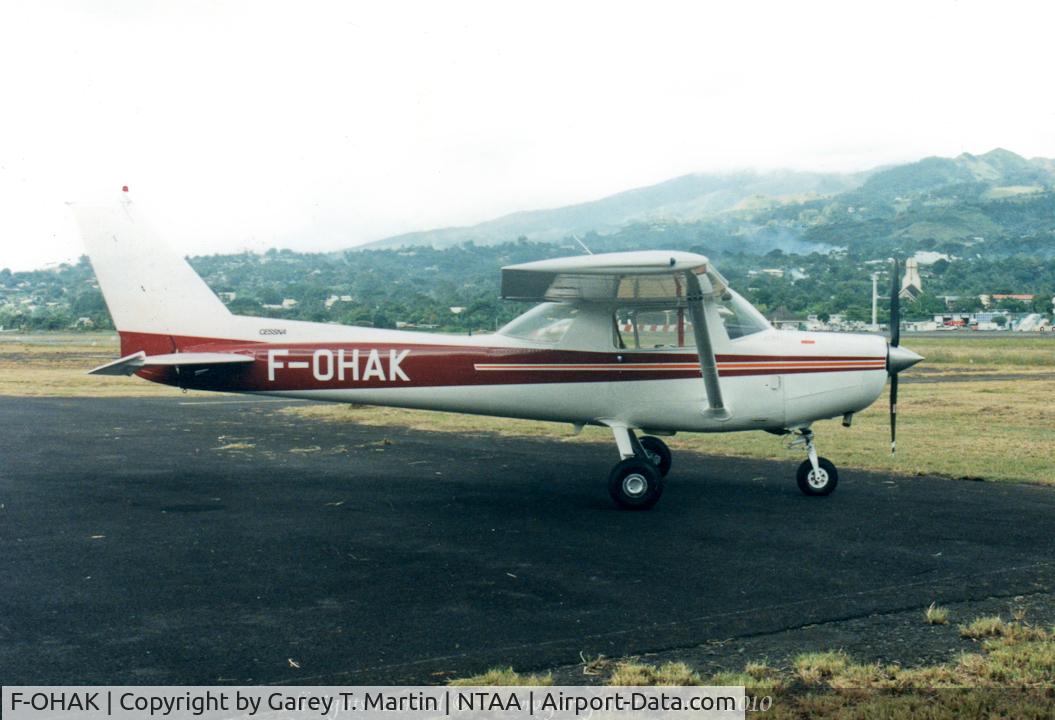 F-OHAK, Cessna 152 C/N 152-85907, Fresh new paint, not too long before the this plane ran out of fuel and ditched in the Pacific ocean.