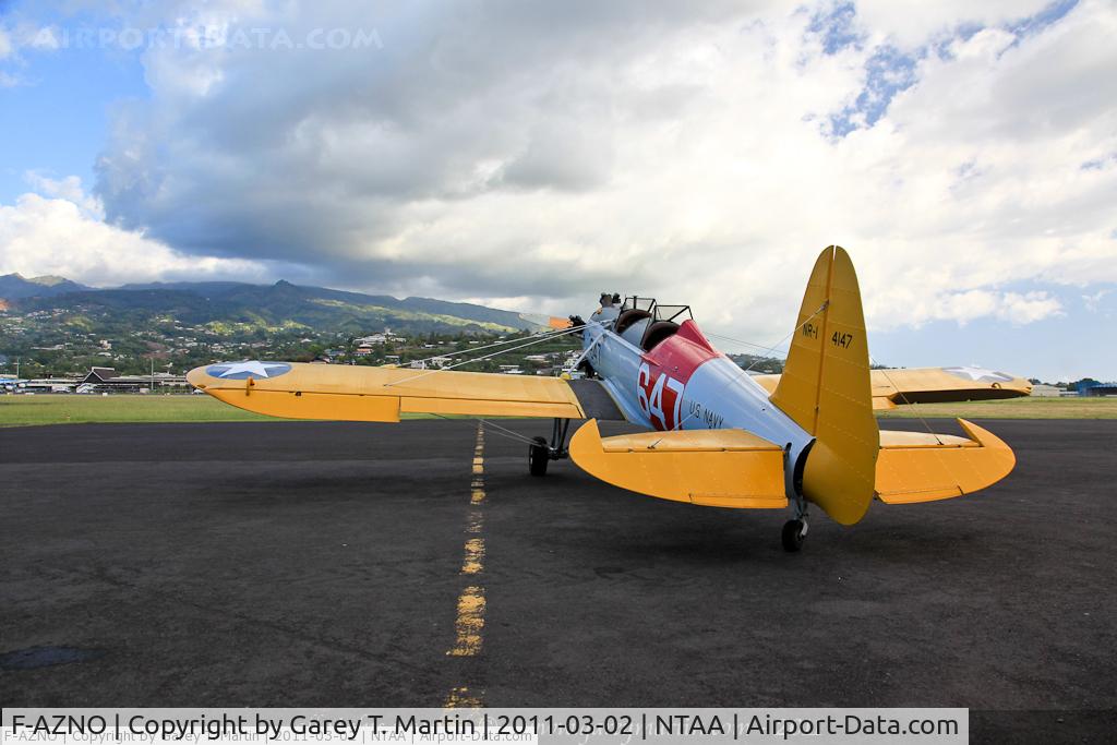 F-AZNO, 1941 Ryan PT-22 Recruit (ST3KR) C/N 1676, Taken at Faa'a International Airport on March 02nd 2011.