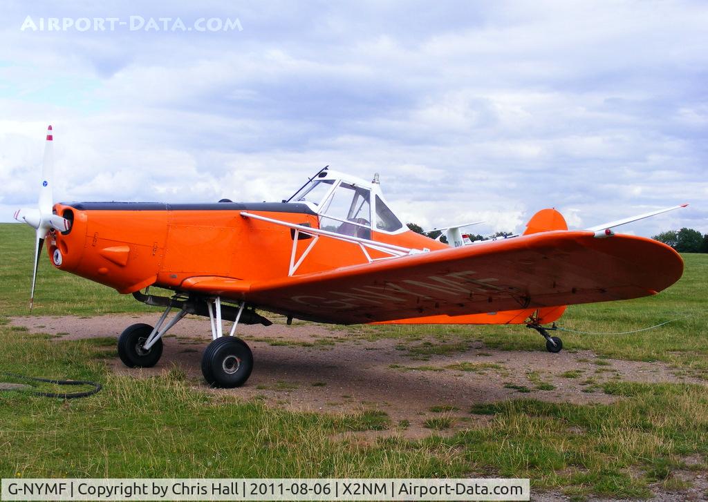 G-NYMF, 1975 Piper PA-25-235 Pawnee C/N 25-7556112, at the Bristol Gliding Club, Nympsfield