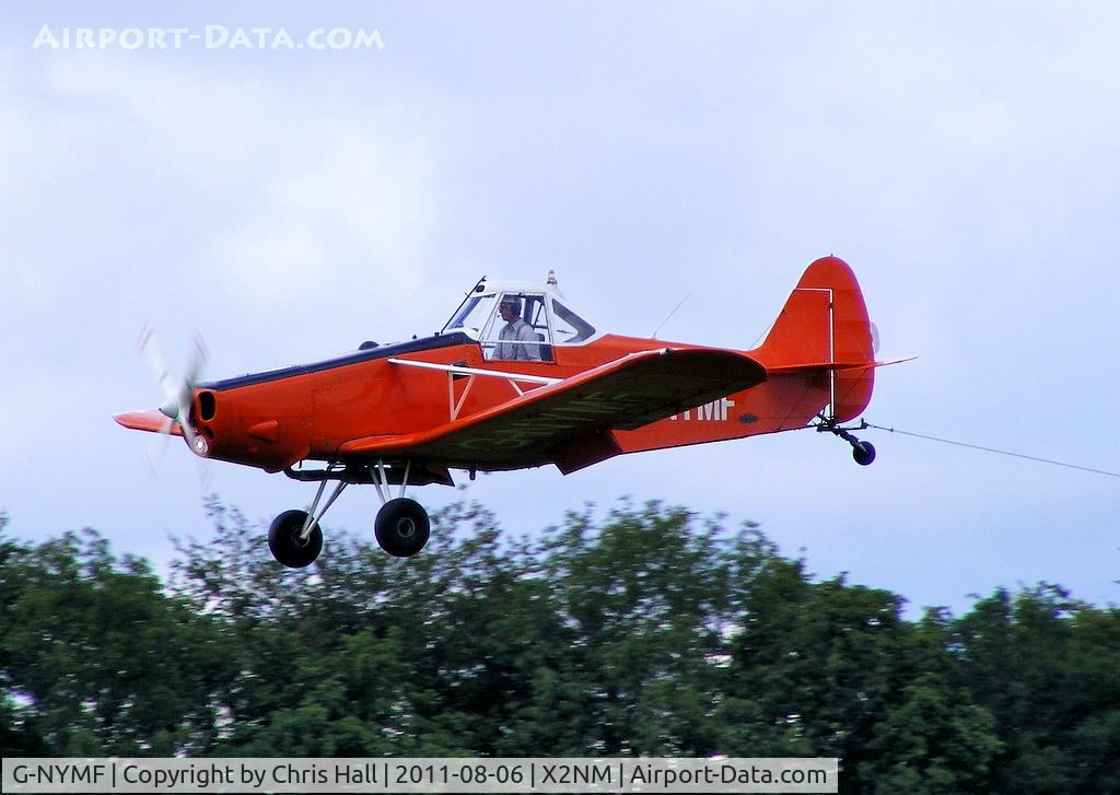 G-NYMF, 1975 Piper PA-25-235 Pawnee C/N 25-7556112, at the Bristol Gliding Club, Nympsfield