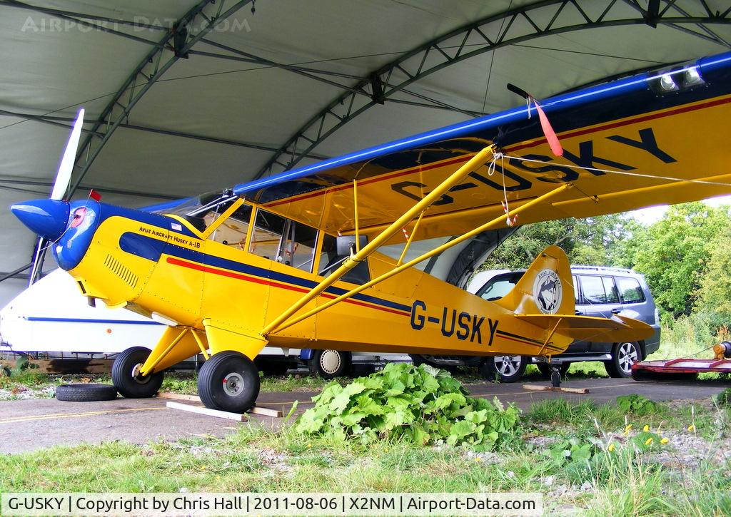 G-USKY, 2004 Aviat A-1B Husky C/N 2261, at the Bristol Gliding Club, Nympsfield