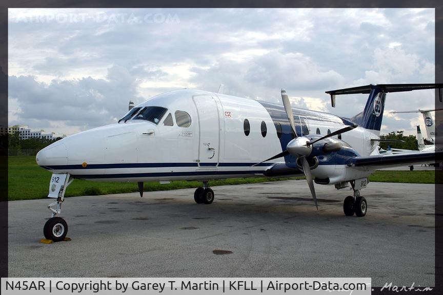 N45AR, 1992 Beech 1900D C/N UE-12, Just been modified to start service with Gulfstream International Airlines. Circa June 2006.