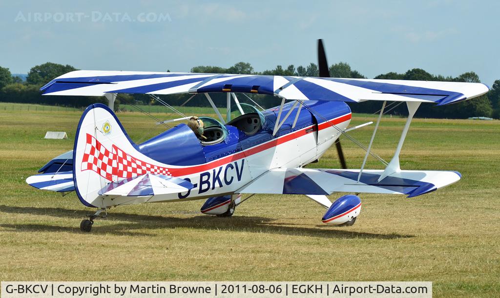 G-BKCV, 1990 EAA Acro Sport II C/N PFA 072A-10776, SHOT AT HEADCORN