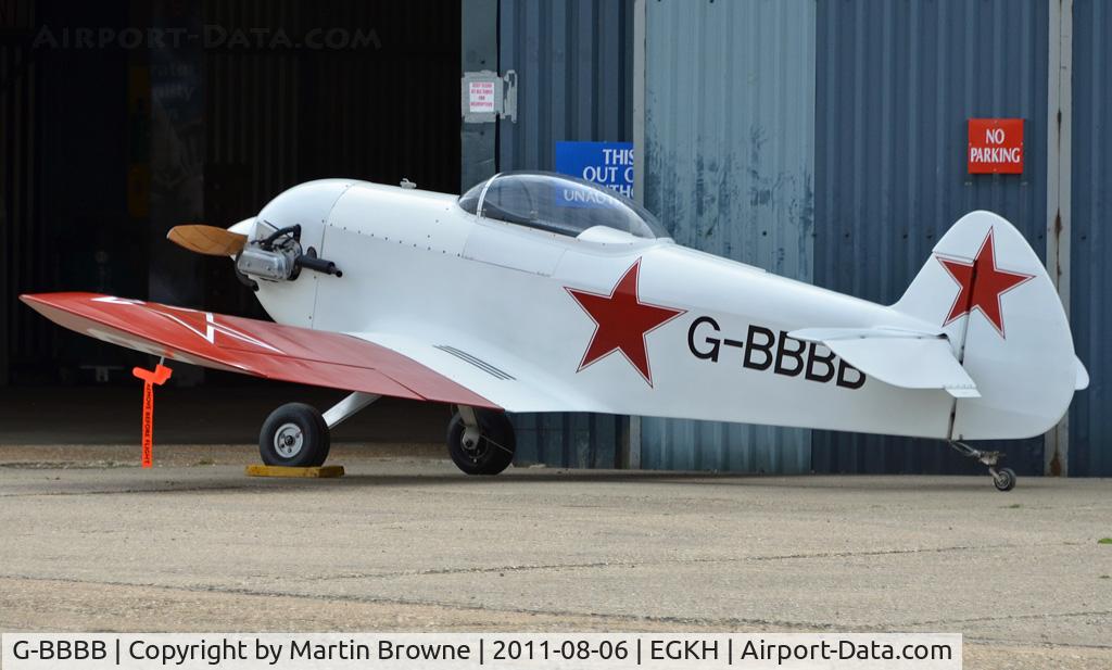 G-BBBB, 1973 Taylor JT-1 Monoplane C/N SAM/01/PFA 1422, SHOT AT HEADCORN