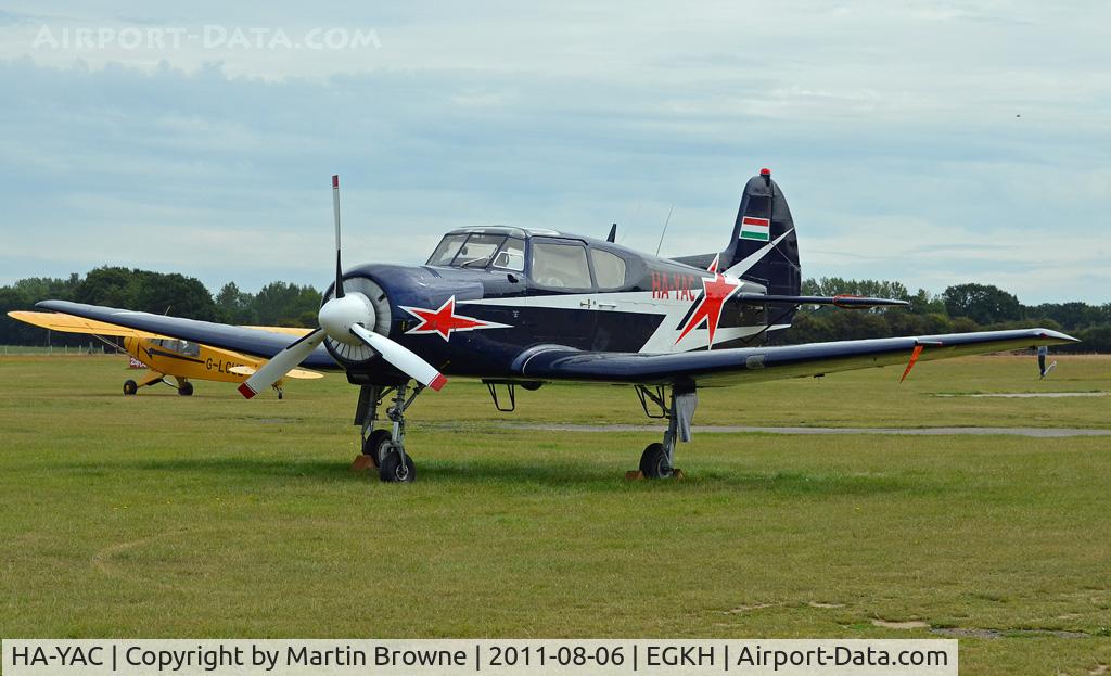 HA-YAC, Yakovlev Yak-18T C/N 14-35, SHOT AT HEADCORN