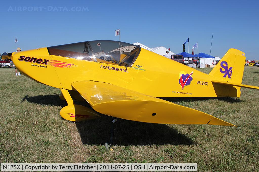 N12SX, Sonex Sonex C/N 001 (N12SX), Sonex Ltd/monnett John T Jr SONEX, c/n: 001 at 2011 Oshkosh