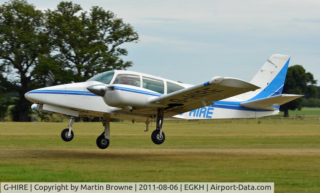 G-HIRE, 1979 Gulfstream American GA-7 Cougar C/N GA7-0091, SHOT AT HEADCORN