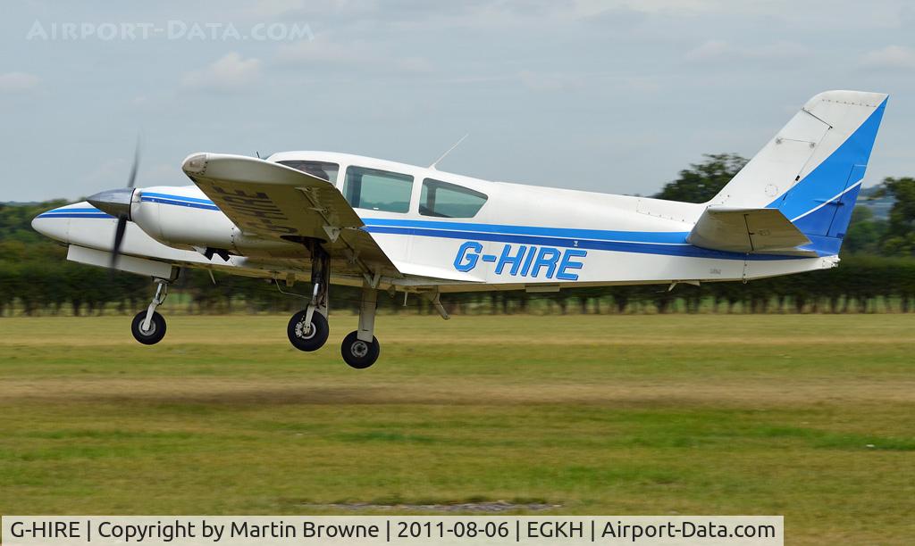 G-HIRE, 1979 Gulfstream American GA-7 Cougar C/N GA7-0091, SHOT AT HEADCORN