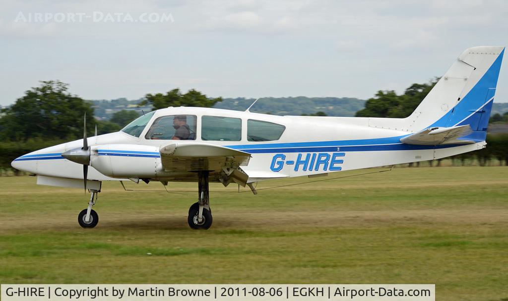 G-HIRE, 1979 Gulfstream American GA-7 Cougar C/N GA7-0091, SHOT AT HEADCORN