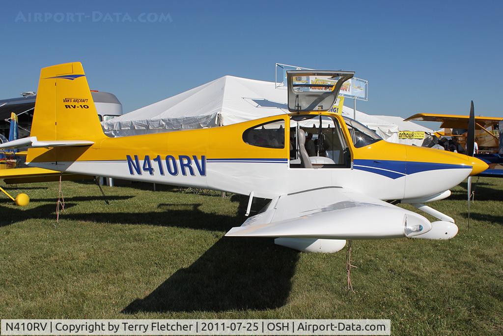 N410RV, 2003 Vans RV-10 C/N 1 (N410RV), 2003 Vans Aircraft Inc RV-10, c/n: 1 at 2011 Oshkosh