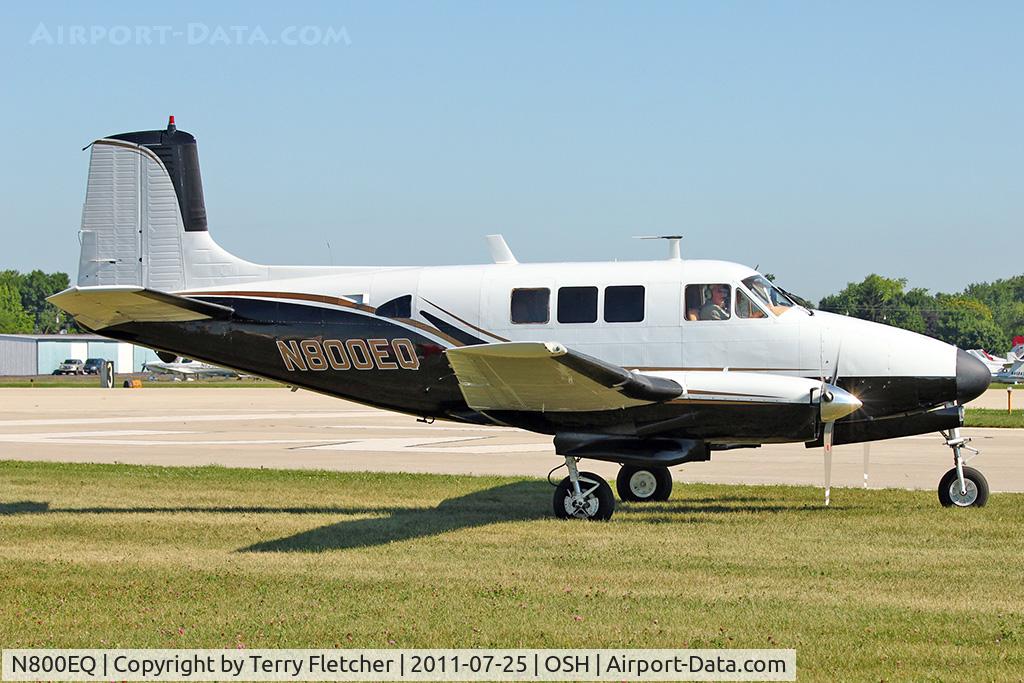 N800EQ, 1960 Beech 65 C/N LF-24, 1960 Beech 65, c/n: LF-24 ex USAF 60-5390 at 2011 Oshkosh