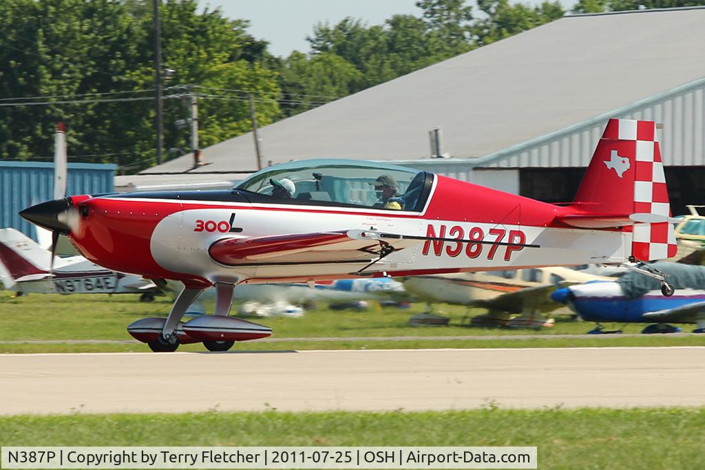 N387P, 2008 Extra EA-300L C/N 1287, 2008 Extra Flugzeugproduktions-und EA 300/L, c/n: 1287 arriving at 2011 Oshkosh