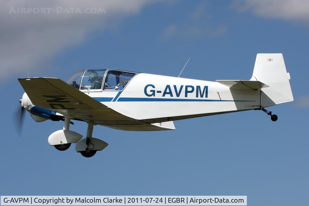 G-AVPM, 1957 SAN Jodel D-117 C/N 593, Jodel D-117 at Breighton Airfield's Wings & Wheels Weekend, July 2011.