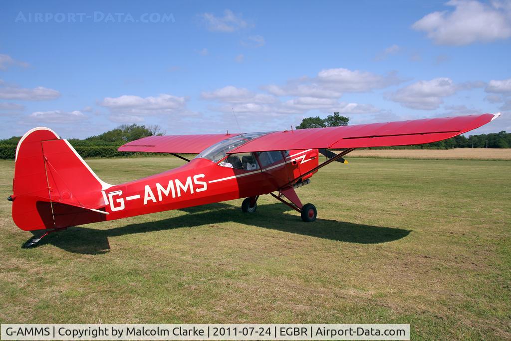 G-AMMS, 1951 Auster J-5K Aiglet Trainer C/N 2745, Auster J5K at Breighton Airfield's Wings & Wheels Weekend, July 2011.