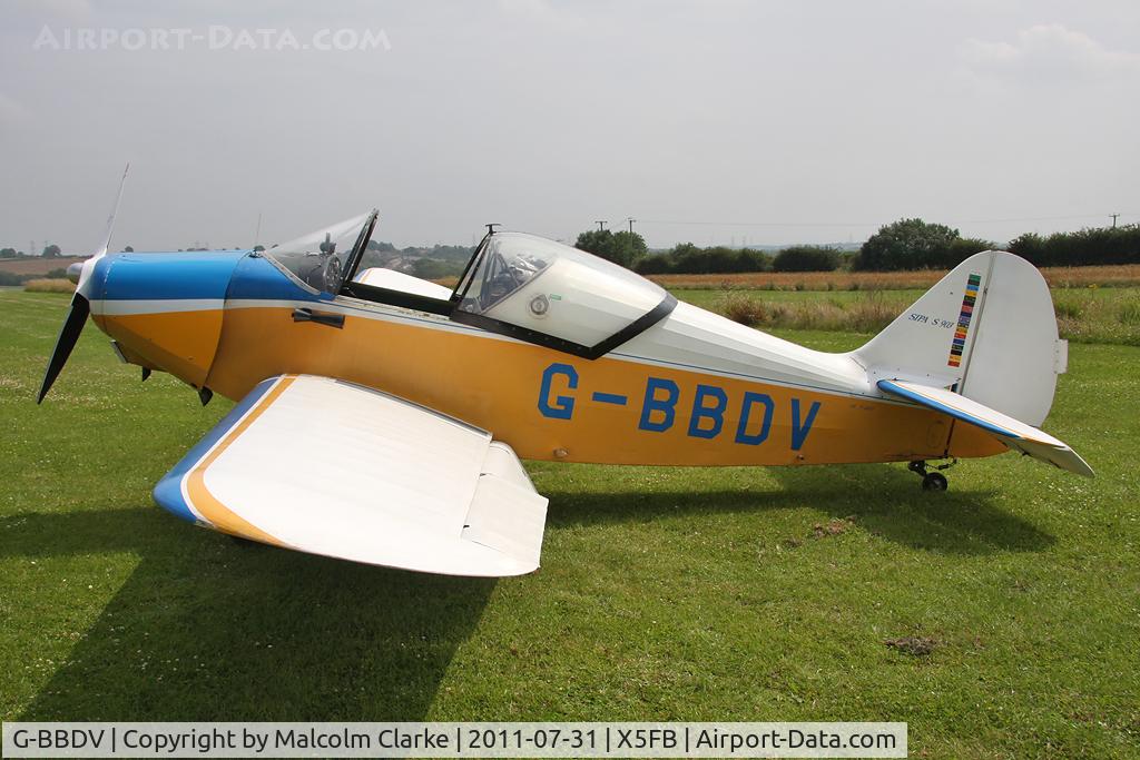 G-BBDV, 1951 SIPA 903 C/N 7, Sipa 903 at Fishburn Airfield in July 2011.