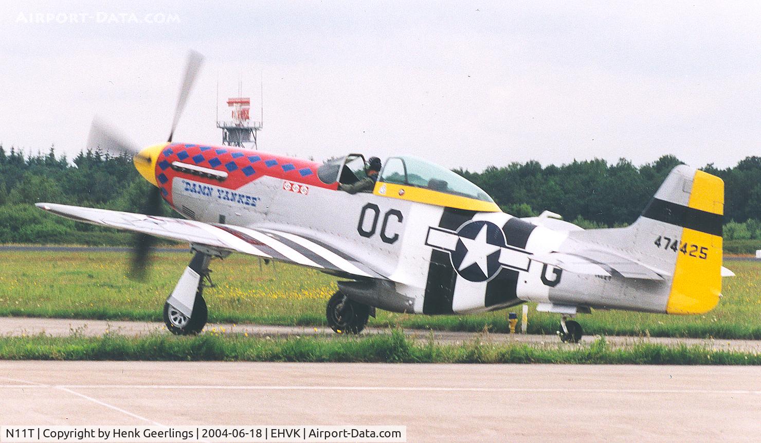 N11T, 1945 North American P-51D Mustang C/N 122-40965, Dutch AF Open House