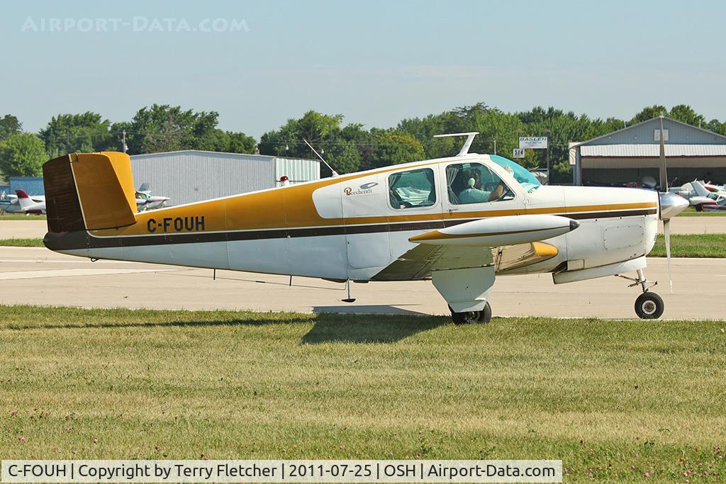 C-FOUH, 1950 Beech B35 C/N D-2649, 1950 Beech B35, c/n: D-2649 at 2011 Oshkosh