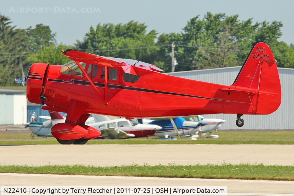 N22410, 1940 Howard Aircraft DGA-15P C/N 509, 1940 Howard Aircraft DGA-15P, c/n: 509 landing at 2011 Oshkosh
