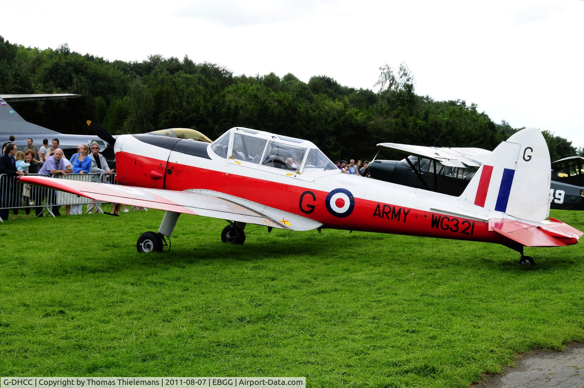 G-DHCC, 1951 De Havilland DHC-1 Chipmunk T.10 C/N C1/0393, Opendeurdag VZP 2011