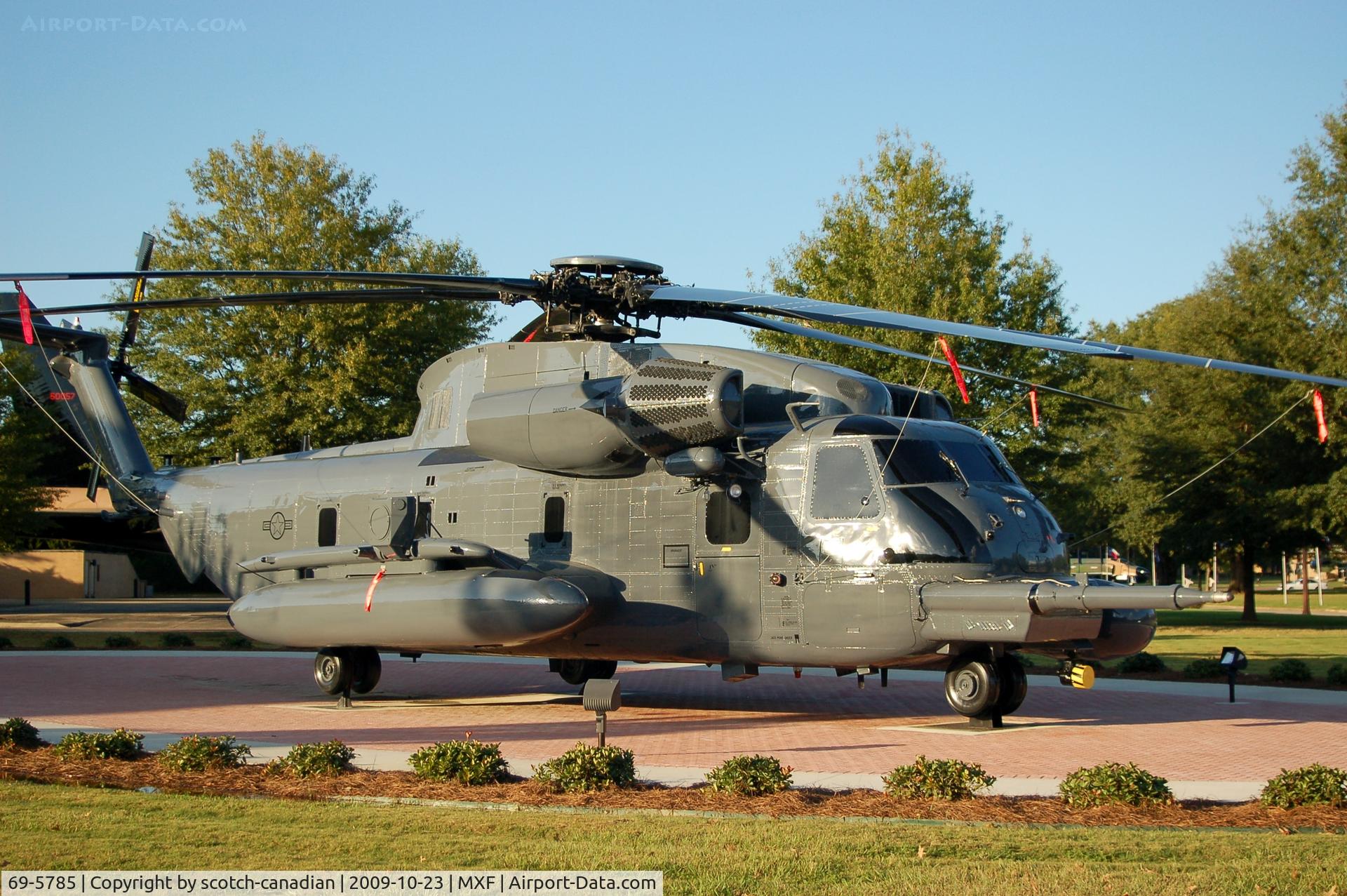 69-5785, 1969 Sikorsky MH-53M Pave Low IV C/N 65-240, 1969 Sikorsky HH-53C Super Jolly Green Giant Helicopter on display at Maxwell AFB, Montgomery, AL