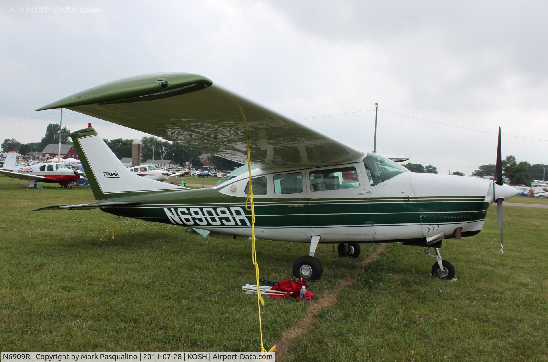 N6909R, 1967 Cessna T210H Turbo Centurion C/N T210-0309, Cessna T210H