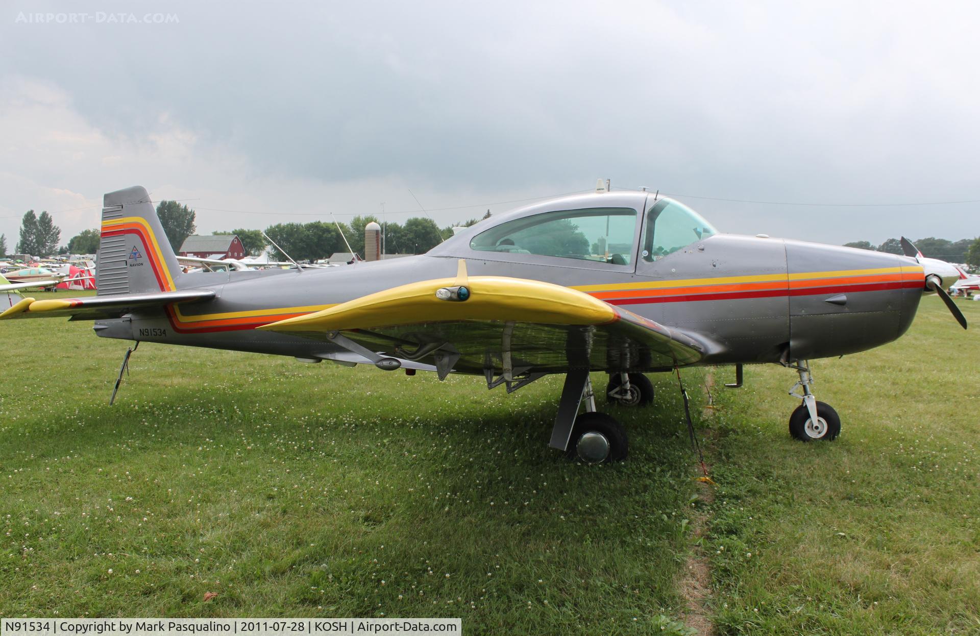 N91534, 1946 North American Navion C/N NAV-4-130, North American Navion