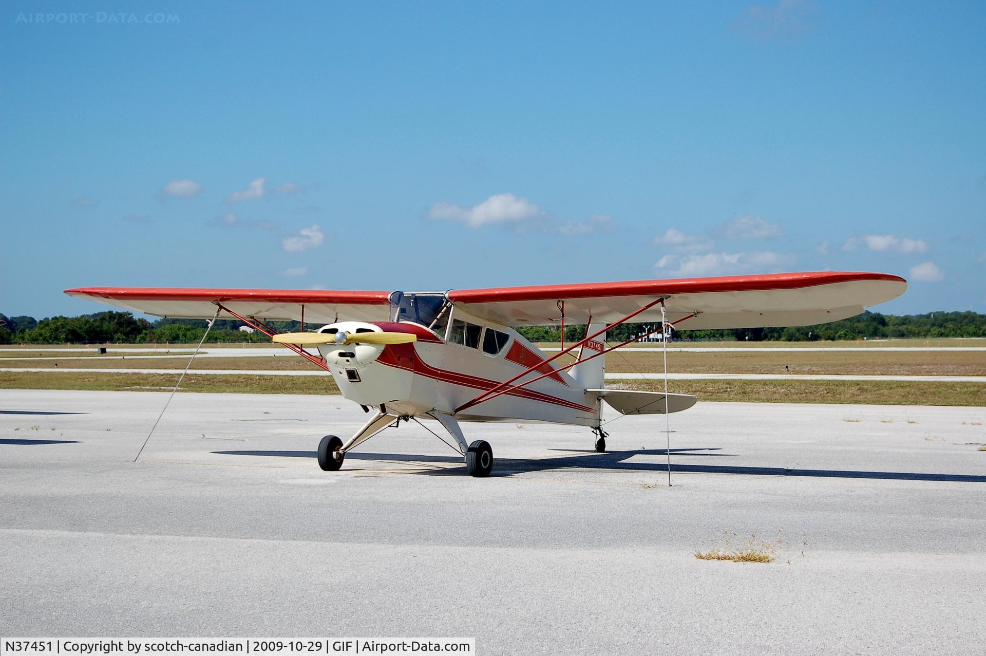 N37451, 1942 Interstate S-1A Cadet C/N 296, 1942 Interstate S-1A No. N37451 at Gilbert Airport, Winter Haven, FL