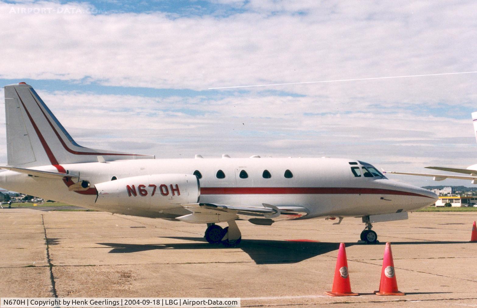 N670H, 1981 Rockwell International NA-265-65 Sabreliner 65 C/N 465-58, Honeywell