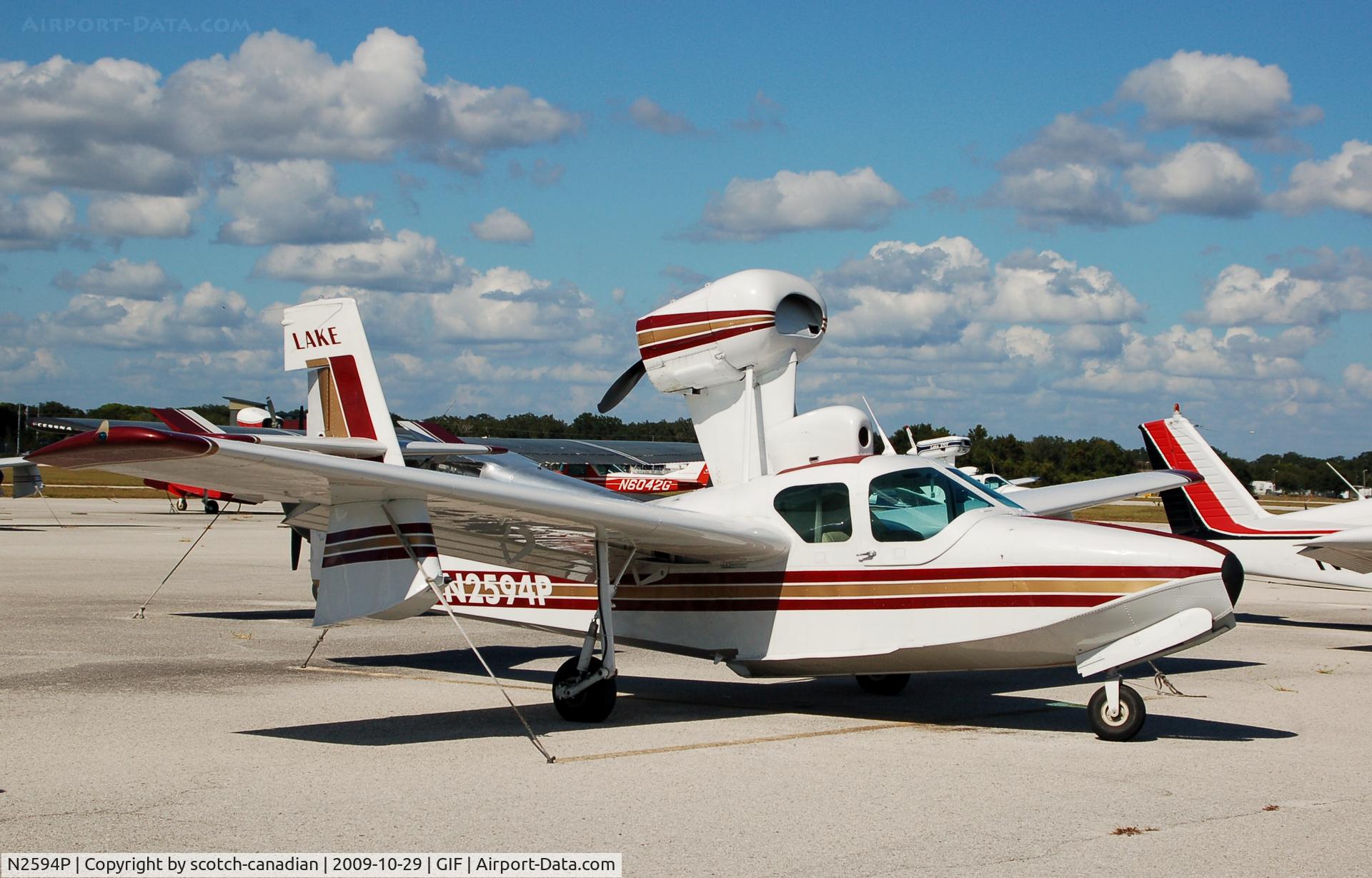 N2594P, 1978 Consolidated Aeronautics Inc. Lake LA-4-200 C/N 878, Consolidated Aeronautics Lake LA-4-200 No. N2594P at Gilbert Airport, Winter Haven, FL