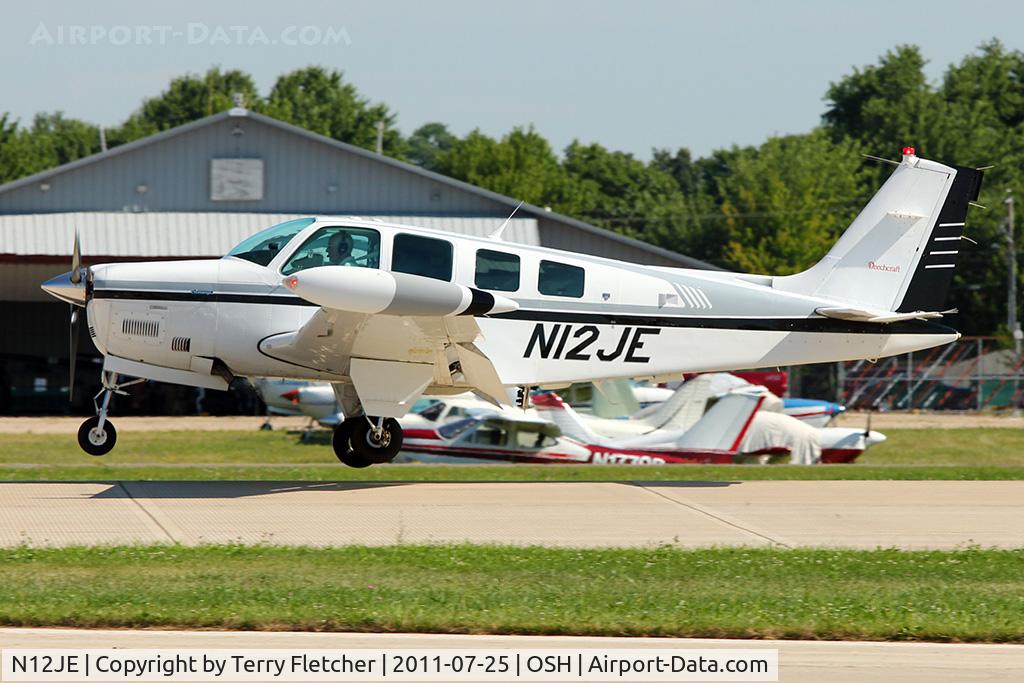 N12JE, Beech A36 Bonanza 36 C/N E-2961, Beech A36, c/n: E-2961 at 2011 Oshkosh