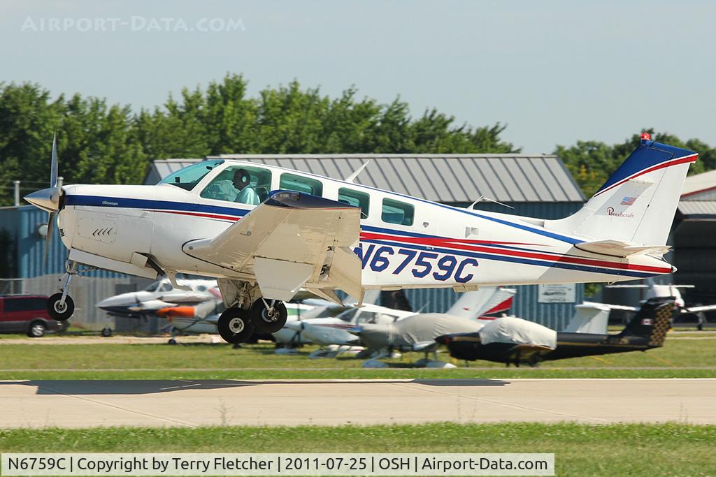 N6759C, Beech A36 Bonanza 36 C/N E-1686, Beech A36, c/n: E-1686 at 2011 Oshkosh